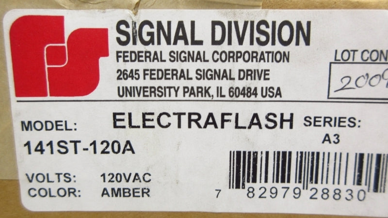 FEDERAL SIGNAL 141ST-120A SER. A3 120VAC NSFS