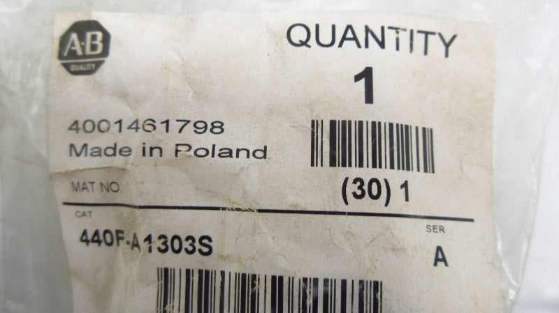 ALLEN BRADLEY 440F-A1303S SER. A NSMP