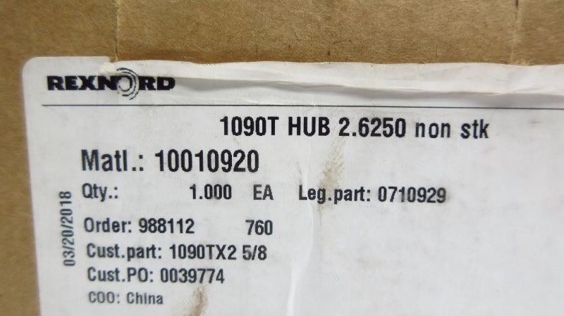 REXNORD 10010920 1090T NSMP