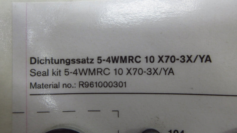 REXROTH 5-4WMRC10X70-3X/YA R961000301 NSMP
