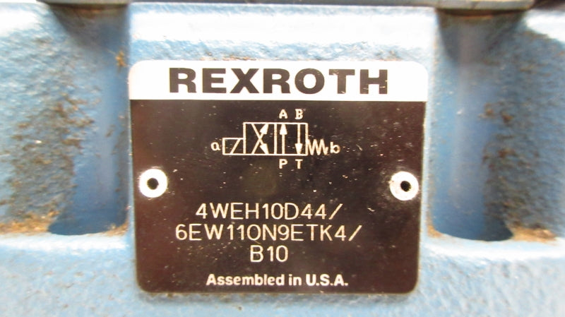 REXROTH 4WEH10D44/6EW11ON9ETK4/B10 (AS PICTURED) NSNP
