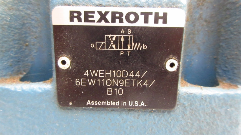 REXROTH 4WEH10D44/6EW11ON9ETK4/B10 UNMP