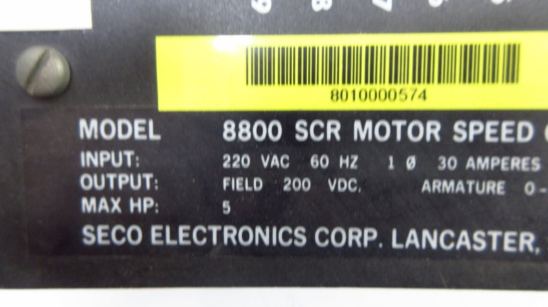 SECO ELECTRONICS 8800 220VAC 30A UNMP