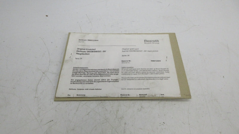 REXROTH DA/DB/DR/DZ/.-3X/ R900722844 NSMP