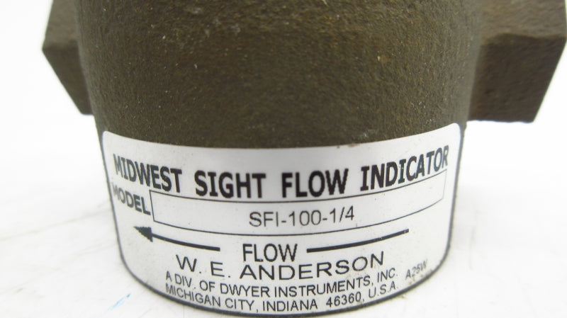 W.E. ANDERSON SFI-100-1/4 125PSI 200'F NSMP