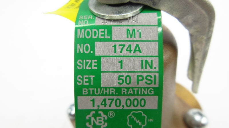 WATTS 1174A-050 50PSI 1" NSMP