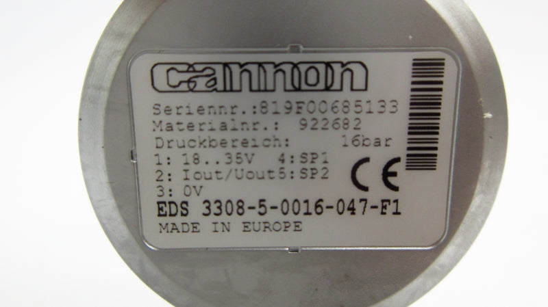 CANNON EDS3308-5-0016-047-F1 18-35V NSMP