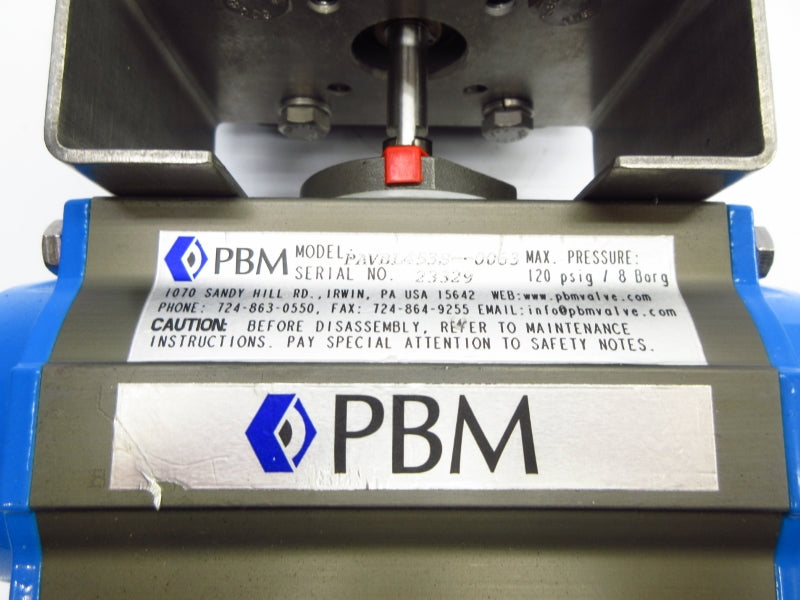 PBM PAVBL453S--0063 9358N 120VAC 3A 120PSI NSNP
