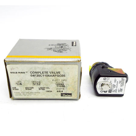 PARKER 04F20C1106AAFGC05 110/120V 0/340PSI 1/4" NSMP