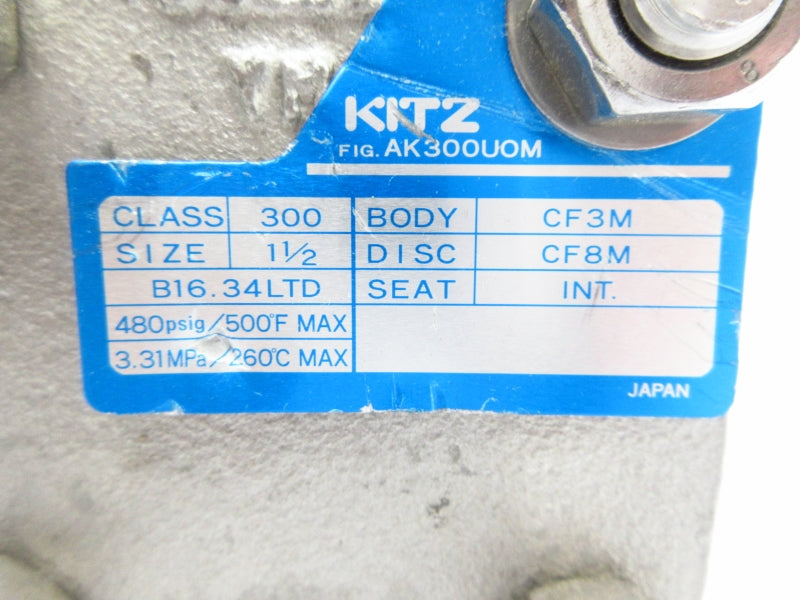 KITZ AK300UOM 480PSI 1-1/2" NSNP