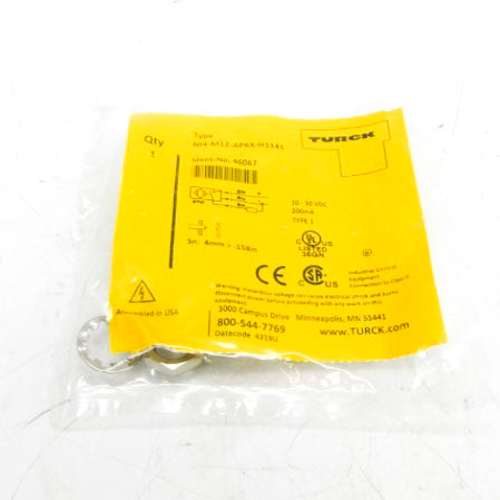 TURCK NI4-M12-AP6X-H1141 46067 10-30VDC NSMP