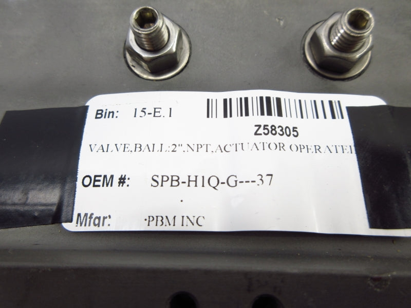 PBM PABTL-4535-0100 117991 125/250V 15A 120PSI NSNP