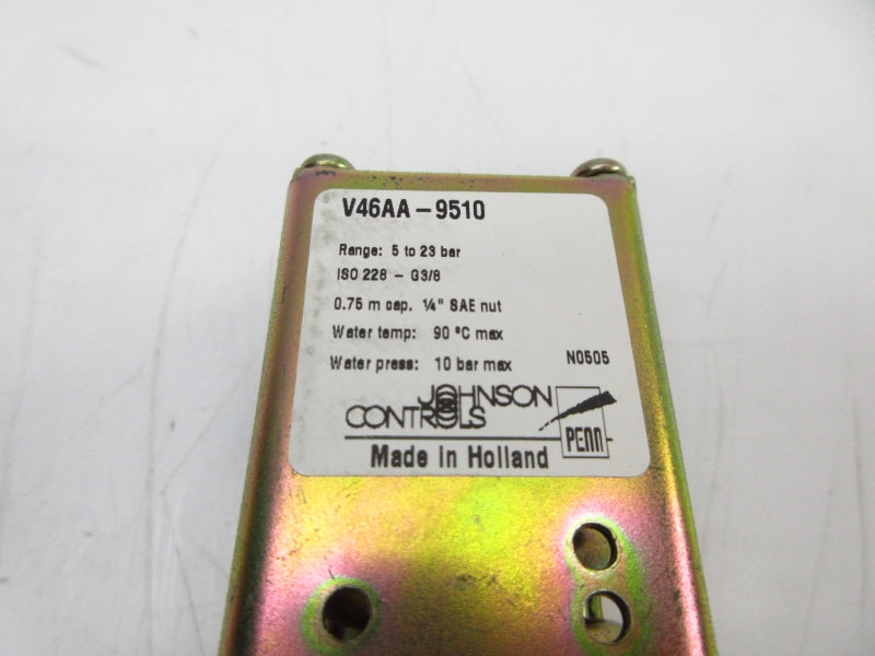 JOHNSON CONTROLS V46AA-9510 90'C 1/4" NSMP