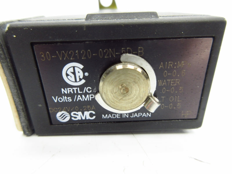 SMC 30-VX2120-02N-5D-B 24VDC 0.25A NSNP