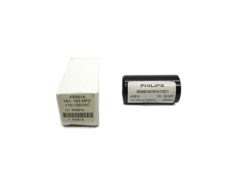 PHILILPS 4X061A 161-193MFD 110-125VAC NSMP