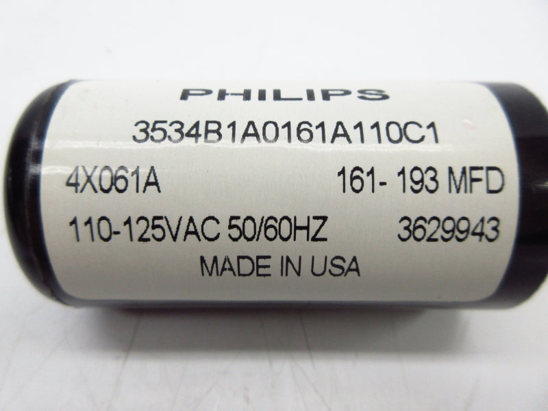 PHILILPS 4X061A 161-193MFD 110-125VAC NSMP