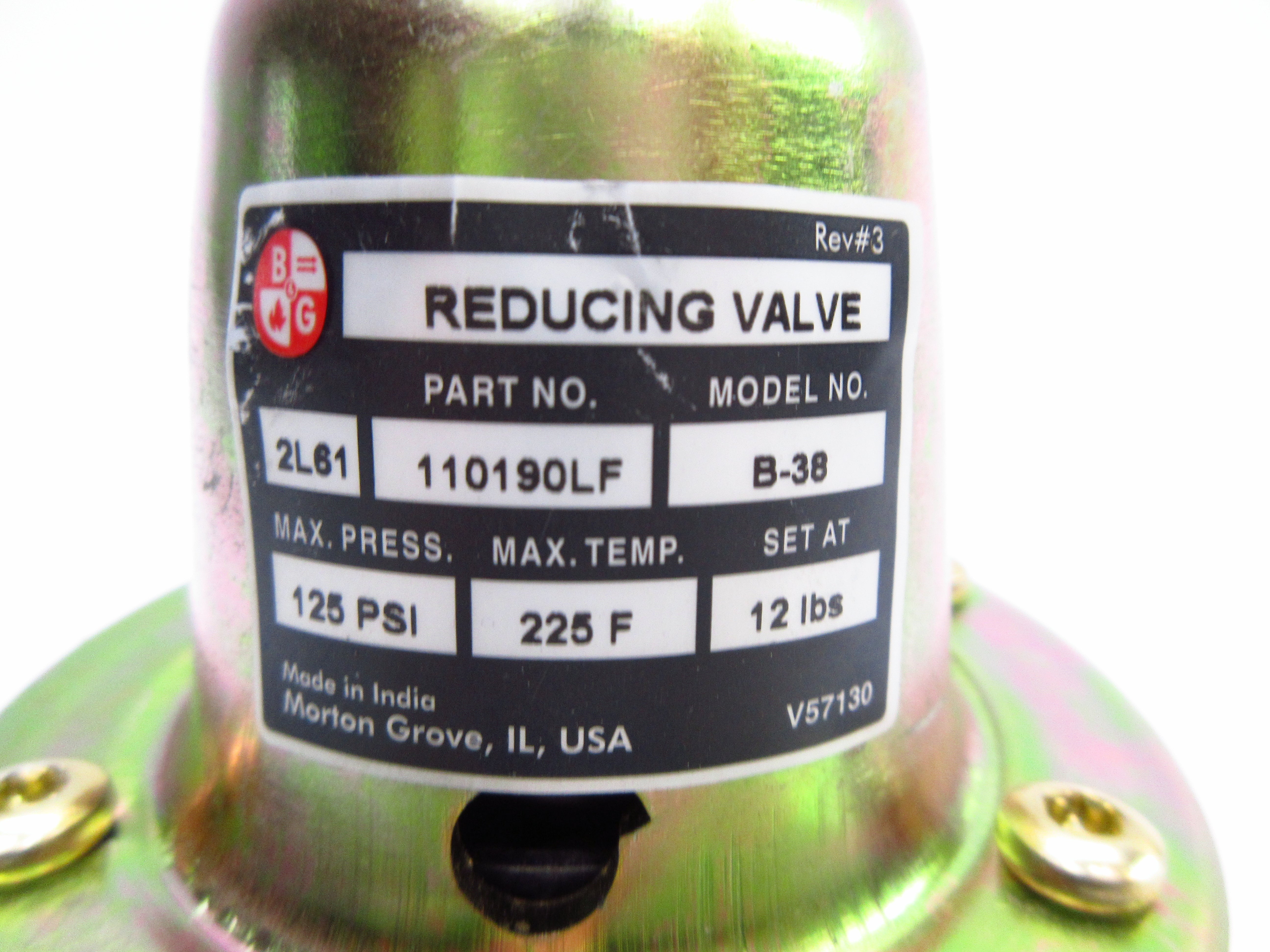 BELL&GOSSETT 110190LF 125PSI NSNP