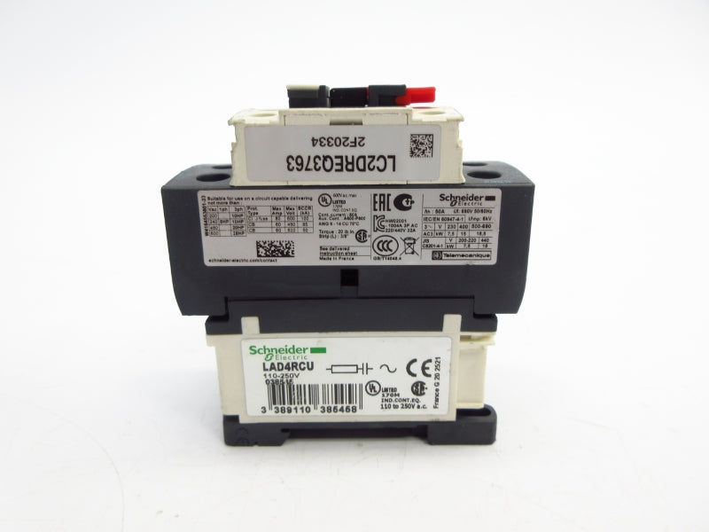 SCHNEIDER ELECTRIC LC1D32F7 110V 50A (AS PICTURED) NSNP
