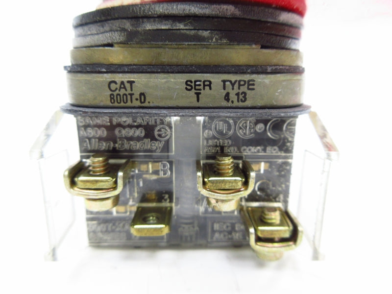 ALLEN BRADLEY 800T-D SER. T UNMP