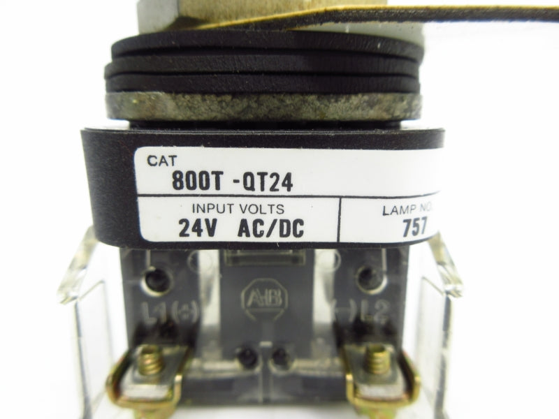 ALLEN BRADLEY 800T-QT24 SER. T 24VAC/DC UNMP