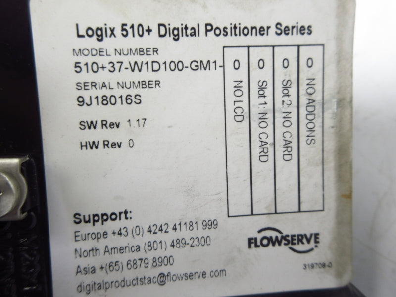 FLOWSERVE 510+37-W1D100-GM1-0000 NSNP