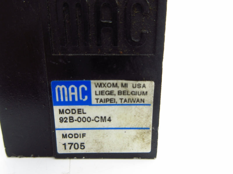 MAC 92B-000-CM4 UNMP
