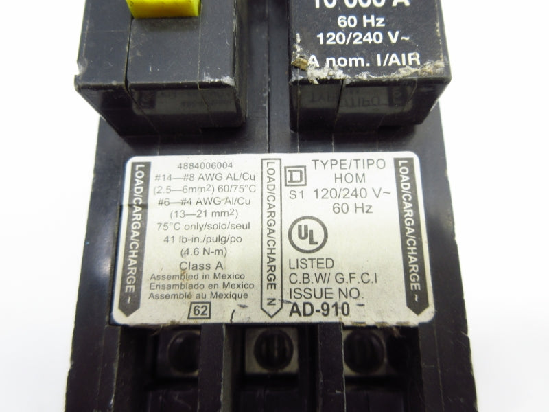 SQUARE D HOM250GFIC 120/240V 50A UNMP