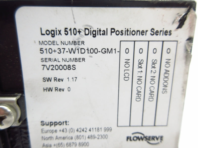 FLOWSERVE 510+37-W1D100-GM10000 UNMP