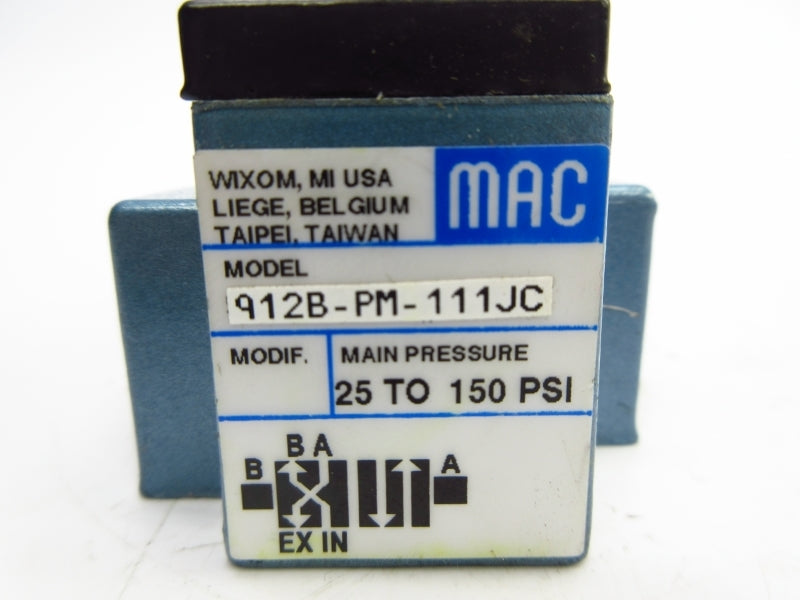 MAC 912B-PM-111JC 25-150PSI (AS PICTURED) NSNP