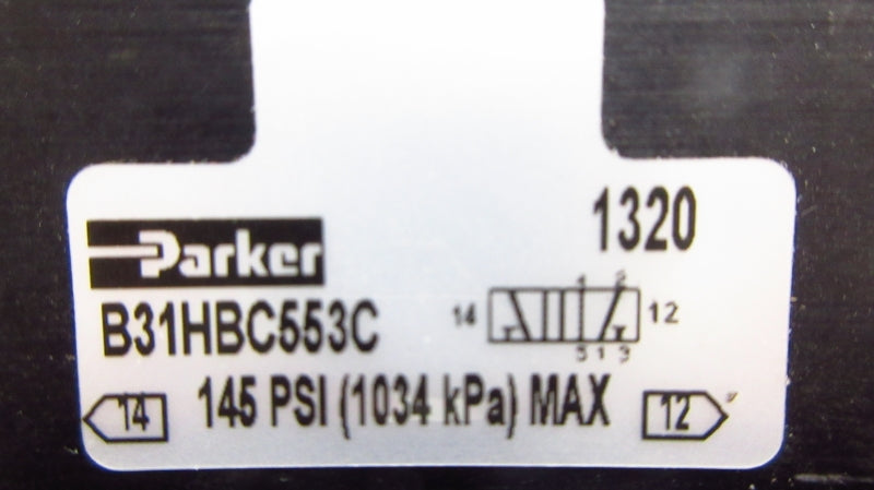 PARKER B31HBC553C 115/120V 145PSI NSNP