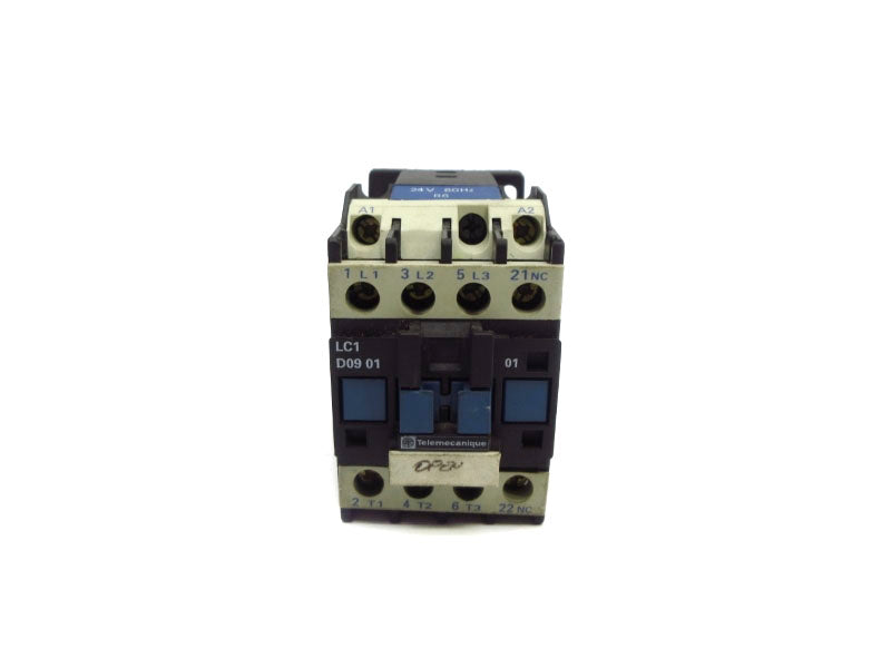TELEMECANIQUE LC2D0901B6 24V 25A (AS PICTURED) NSNP