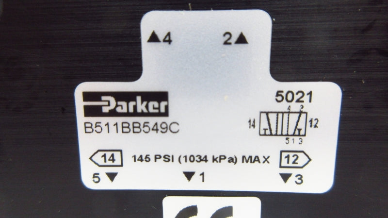 PARKER B511BB549C 145PSI 1/4" (AS PICTURED) NSMP