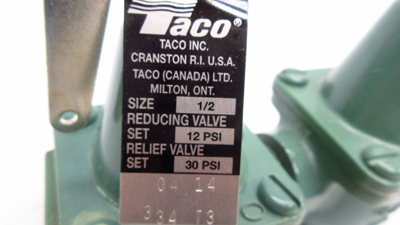 TACO 334T3 12-30PSI 1/2" NSMP