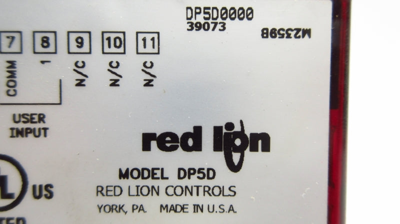 RED LION CONTROLS DP5D0000 85-250VAC NSNP