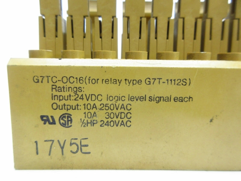 OMRON G7TC-OC16 24VDC 10A NSNP