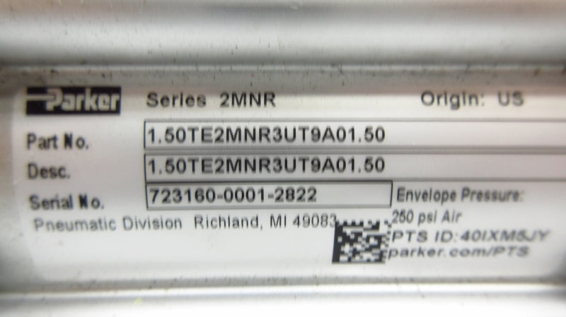 PARKER 1.50TE2MNR3UT9A01.50 250PSI NSNP