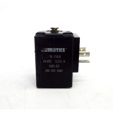 NUMATICS 26-718B 24VDC 0.315A UNMP