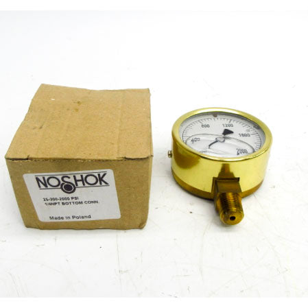 NOSHOK 25-300-2000PSI 1/4" NSMP