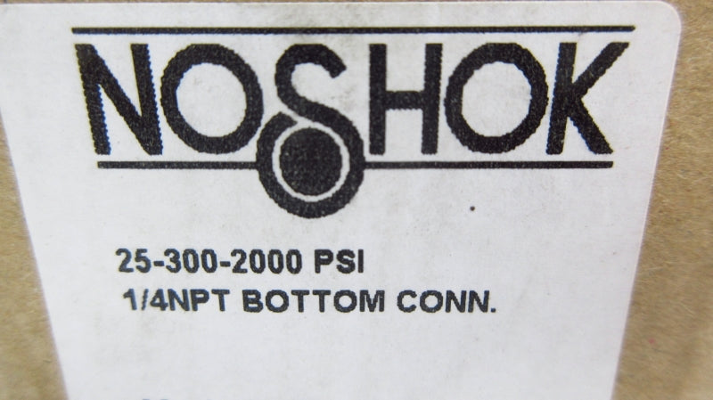 NOSHOK 25-300-2000PSI 1/4" NSMP