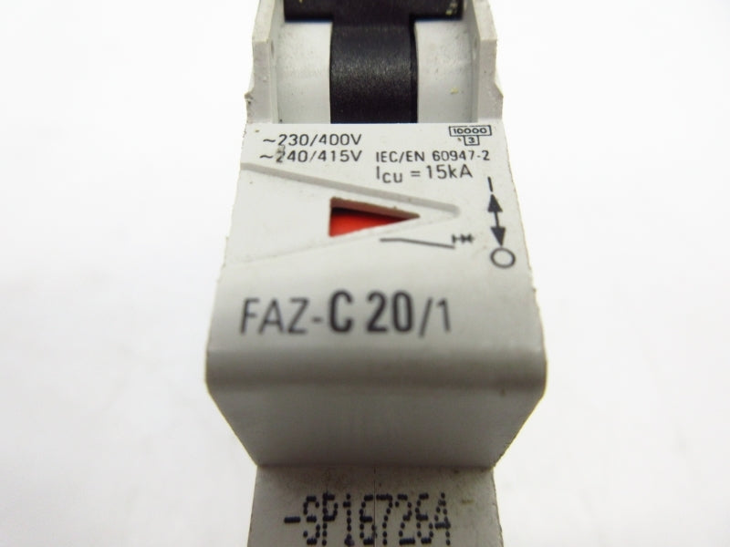 EATON FAZ-C20/1-SP 240/415V NSNP