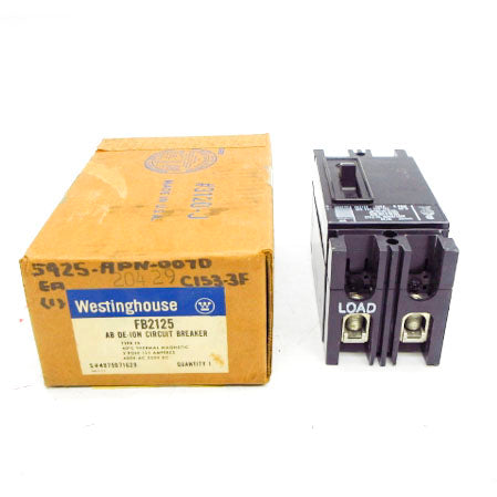 WESTINGHOUSE FB2125 600VAC 125A NSMP