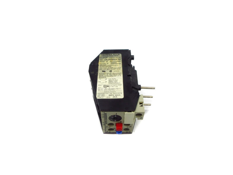 SIEMENS OLR0800CSI 600V 5.0-8.0A NSNP
