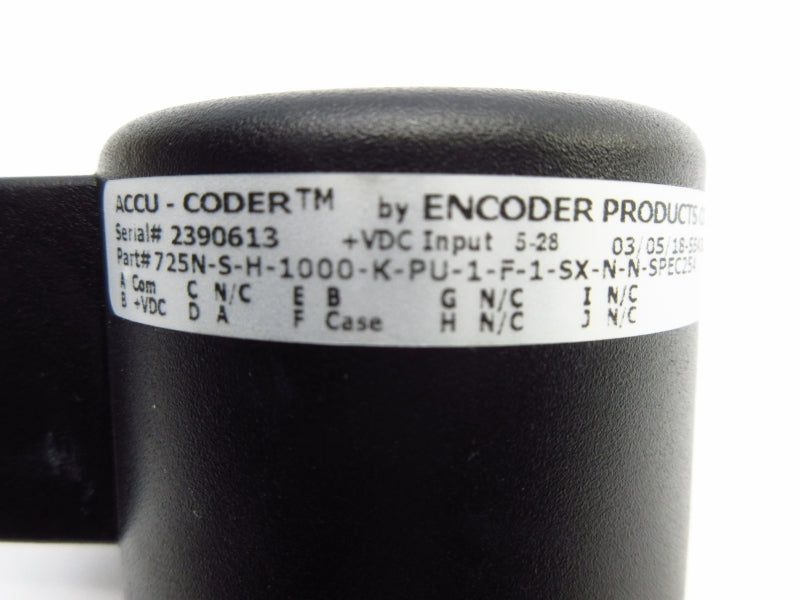 ACCU CODER 725N-S-H-1000-K-PU-1-F-1-SX-N-N-SPEC254 5-28VDC NSMP