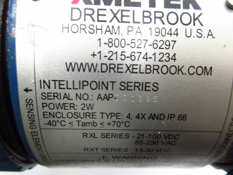 AMETEK INTELLIPOINT SERIES RXL/RXT 85-250VAC NSNP