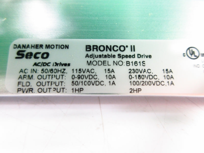 BRONCO B161S 115VAC 15A NSMP