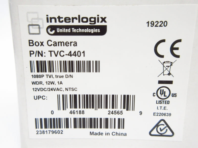 INTERLOGIX TVC-4401 24VAC 1A NSMP