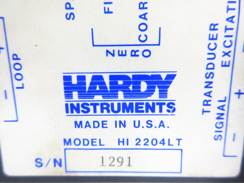 HARDY INSTRUMENTS HI2204LT NSNP