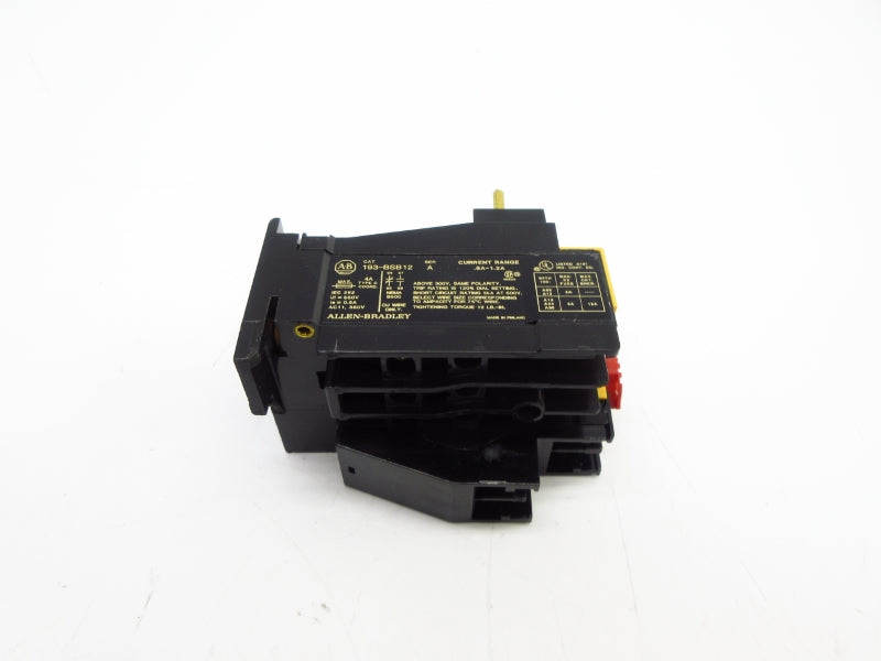ALLEN BRADLEY 193-BSB12 SER. A 600V .8-1.2A (BK/YL) NSMP