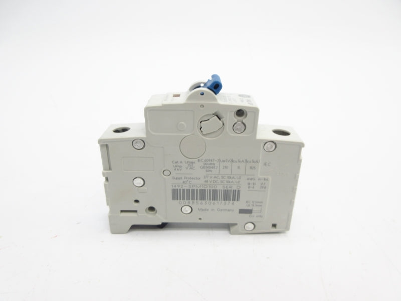 ALLEN BRADLEY 1492-SPM1D100 SER. D 253VAC 10A NSMP