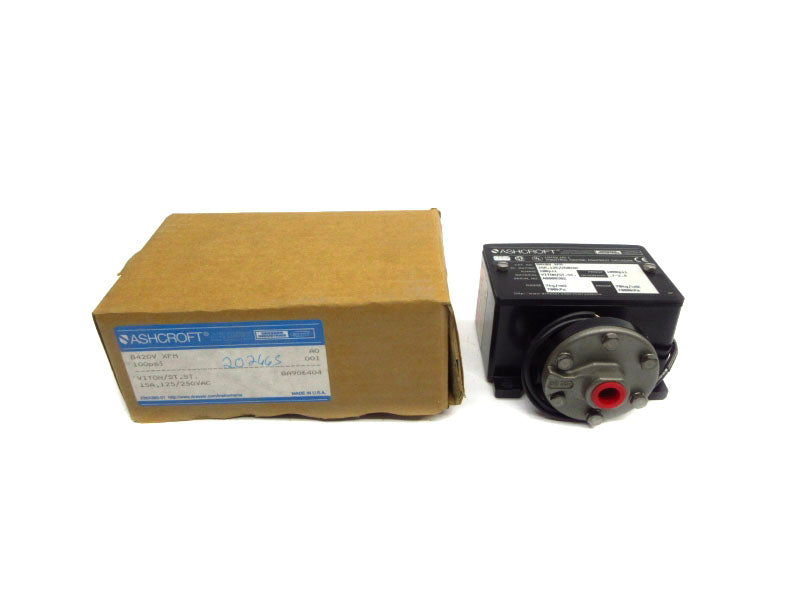 ASHCROFT B420VXFM 125/250VAC 15A 100PSI NSMP